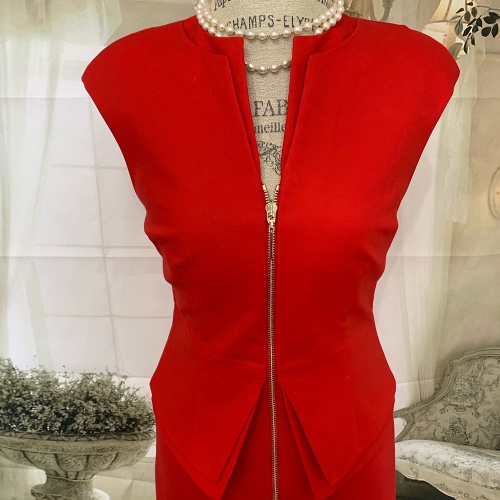 Sold Ted  Baker Kwyli Tailored Peplum Dress Size 6 - Picture 5 of 8